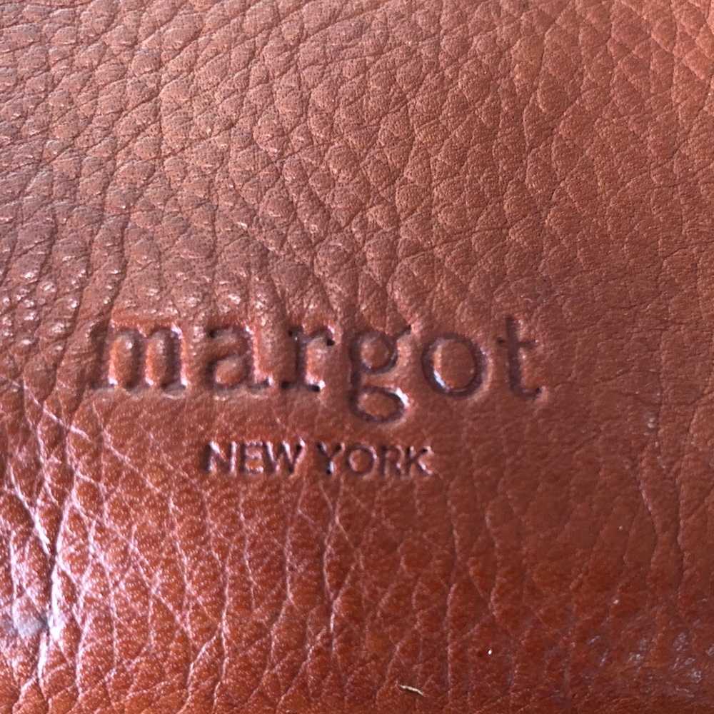 Margot Slim Leather Crossbody Bag in Brown - Picture 2 of 12